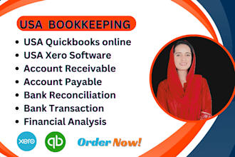 manage USA accounting receivable and payable in quickbooks