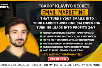 be your email marketing klaviyo campaign, flow and email template design manager