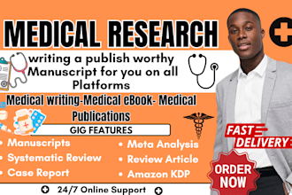 write your medical research manuscript for publication, case report, article