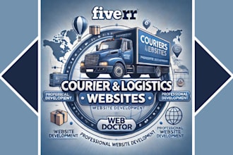 build a custom logistics and courier service website for you