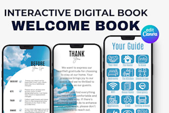 create a custom welcome book for your airbnb or rental