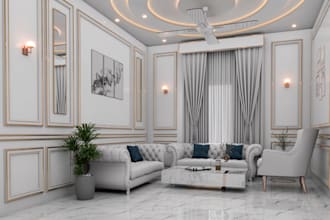 do realistic living room 3d designs