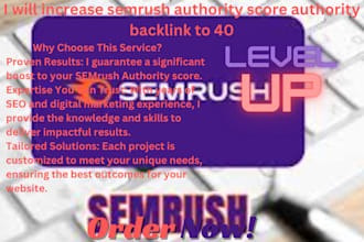 achieve a high semrush authority score for enhanced SEO performance
