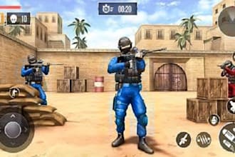 3d fighting game, fighting game, shooting game, multiplayer game for mobile app