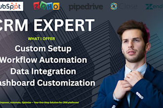 setup hubspot zoho pipedrive close zendesk crm