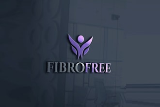 fibromyalgia brand appeal woman logo