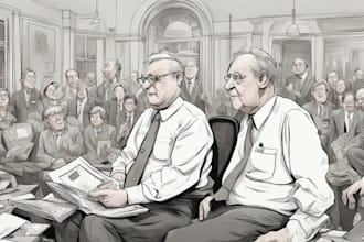 create a political cartoon or editorial illustration