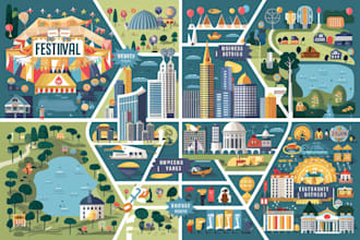 do vector map illustration and event map
