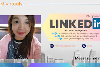 be your VA as your linkedin specialist