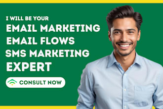 setup klaviyo shopify email marketing flows klaviyo newsletter campaign bulk sms