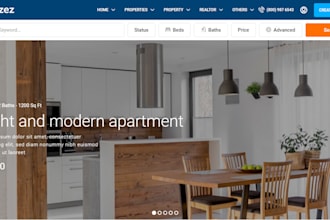 customize your houzez real estate theme for a live website