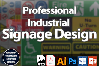create industrial safety signage