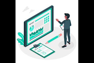 design excel spreadsheet template and dashboard