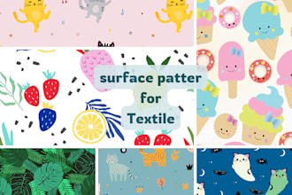 create awesome seamless patterns for textile