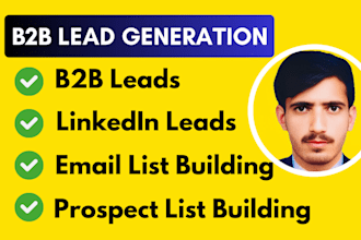 linkedin lead generation,b2b lead generation and prospect email list building