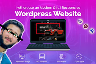 rebuild clean wordpress modern restaurant website or copy landing page coach web