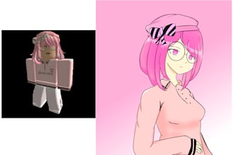 turn your roblox avatar into anime with my art style
