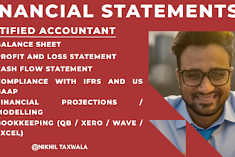 balance sheet, profit and loss and financial projections