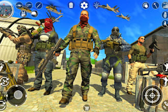 unity shooting game,mobile multiplayer,fix bugs, mmorpg,xcode,3dui ux design,tps