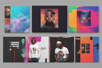 design attractive mixtape covers and albums