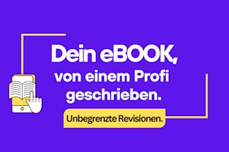 be your german nonfiction ebook writer