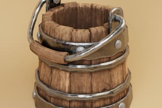 model and texture 3d stylized game props