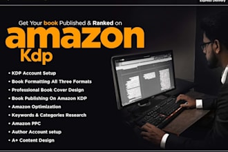 provide services for amazon KDP ads, advertising campaign setup, book promotion