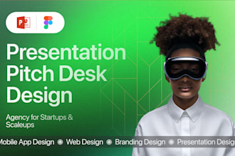 design powerpoint presentation and pitch deck