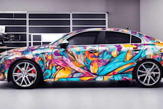 do professional car wrap, and any vehicle wrap design