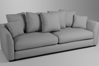 3d model and realistic render furniture