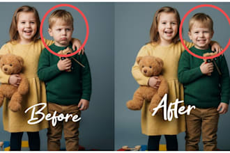 fix your photos by face swap, head replace, head change or face change