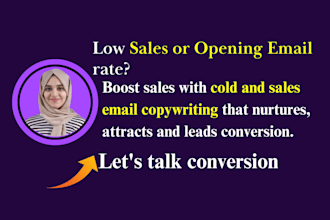 do cold, warm, sales email and newsletter copywriting