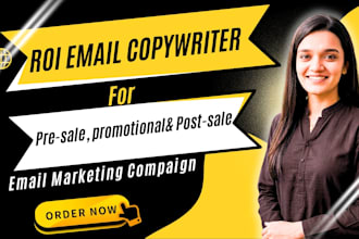your ROI email copywriter for all klaviyo email marketing compaign