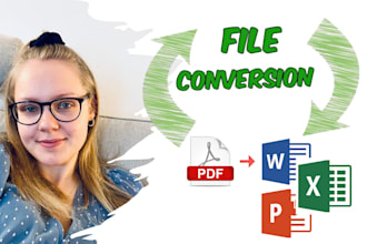 convert PDF to word, google docs, powerpoint etc