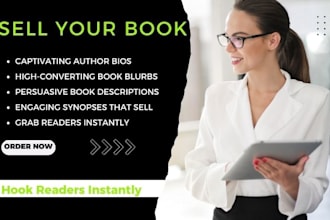 write a compelling book synopsis, blurb, or summary for authors