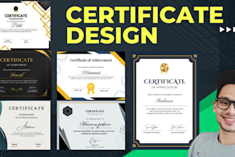 creat professional diploma or custom certificate design
