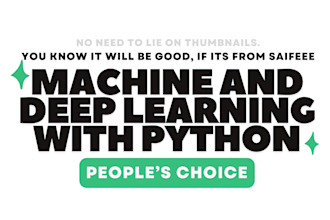 do machine learning and deep learning tasks with python