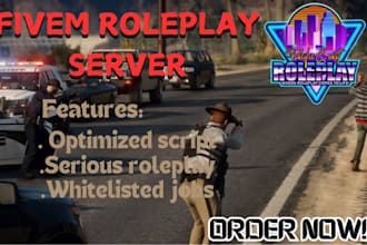 create custom fivem roleplay server configuration and scripting