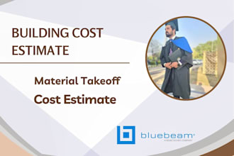 do construction cost estimation, material takeoff