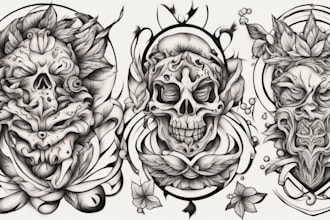create old school or traditional tattoo design