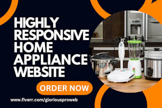 design home appliance website gadget repair   furniture website kitchen utensils
