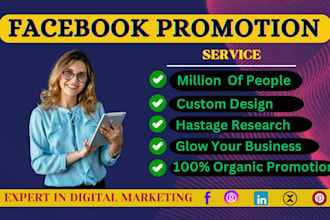 do facebook promotion and organic growth