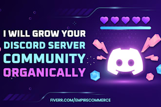 grow your discord server community organically