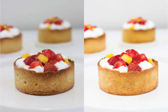 edit and retouch your food photography images professionally