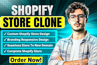 replicate shopify store clone,copy,design,redesign,duplicate shopify store