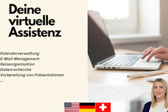 be your reliable virtual assistant for admin tasks in swiss german and english