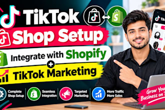 set up tiktok shop facebook shop USA UK tik tok shop setup manage and marketing