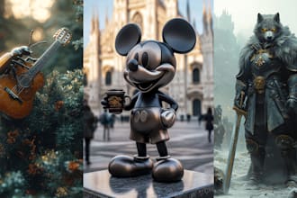craft custom ai images using midjourney for marketing, branding, and project