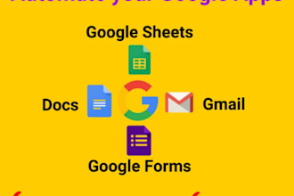 automate google sheets, form, gmail, drive, calendar via apps script