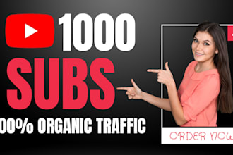 provide organic youtube channel watch, subs for monetization